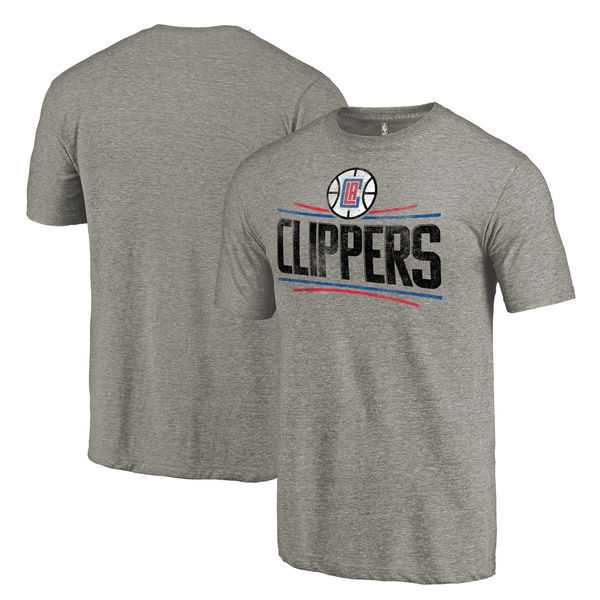 Men's LA Clippers Distressed Team Logo Gray T-Shirt FengYun,We sell and wholesale Men's LA Clippers Distressed Team Logo Gray T-Shirt FengYun on line form chian!